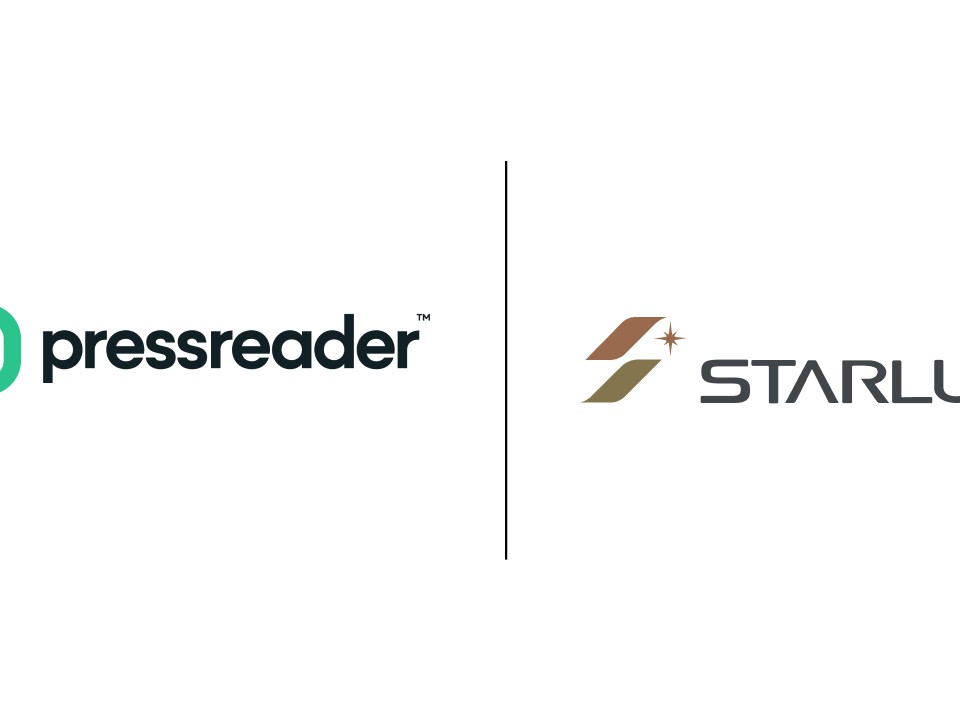 Graphic of PressReader and STARLUX's logos