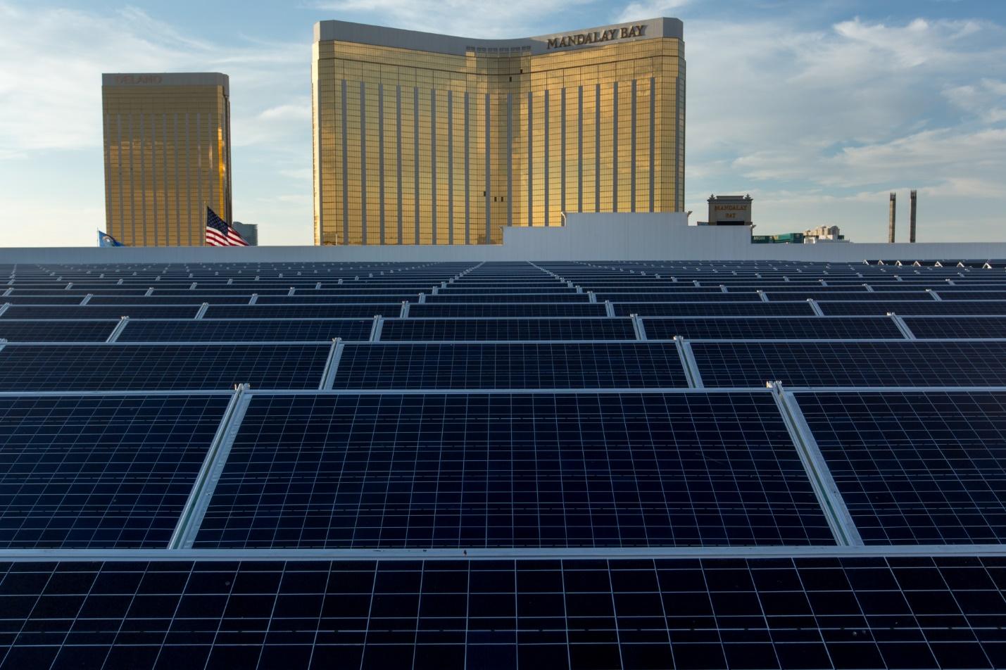 MGM Resorts 100-megawatt solar array; that