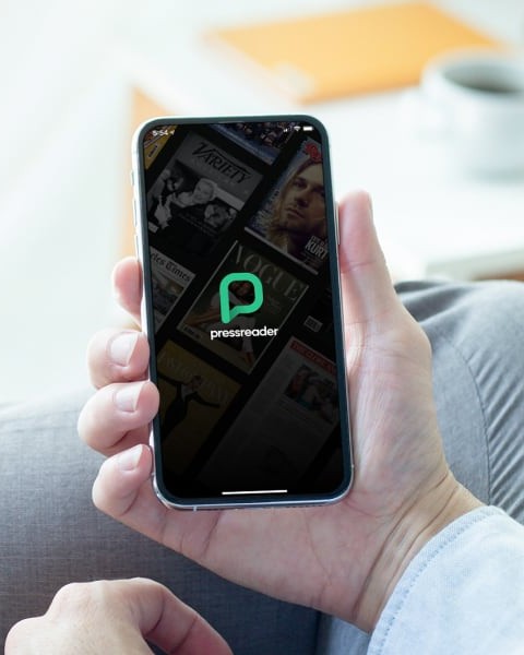 Reading on an iPhone