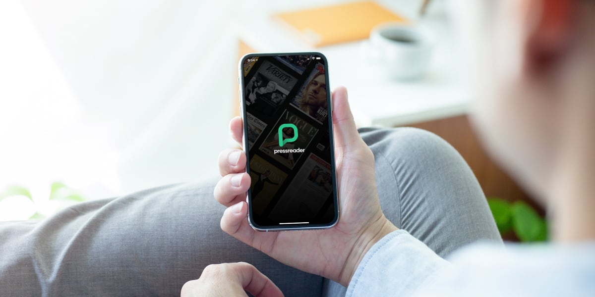 Reading on an iPhone