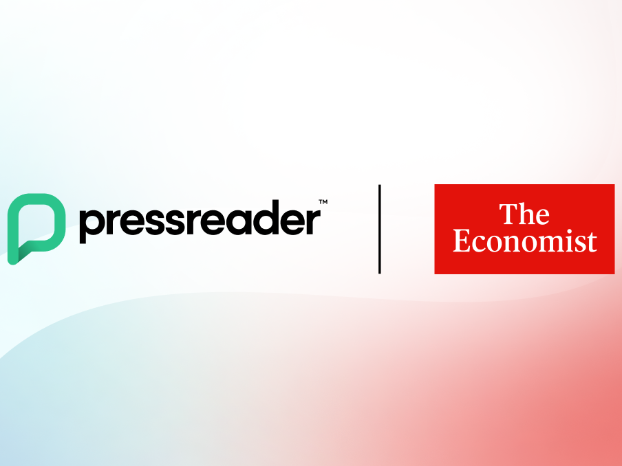 Banner image showing the PressReader and The Economist logos